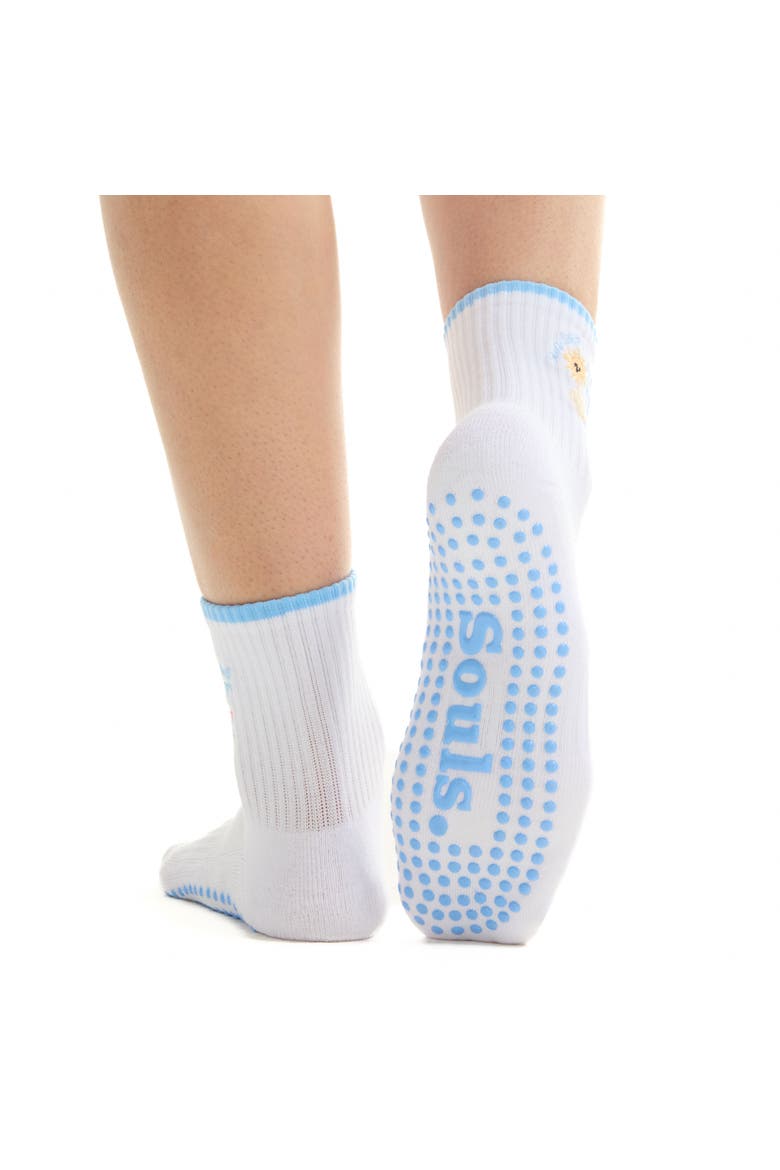 Sunkisssed Ankle Grip Socks, Alternate, color, White