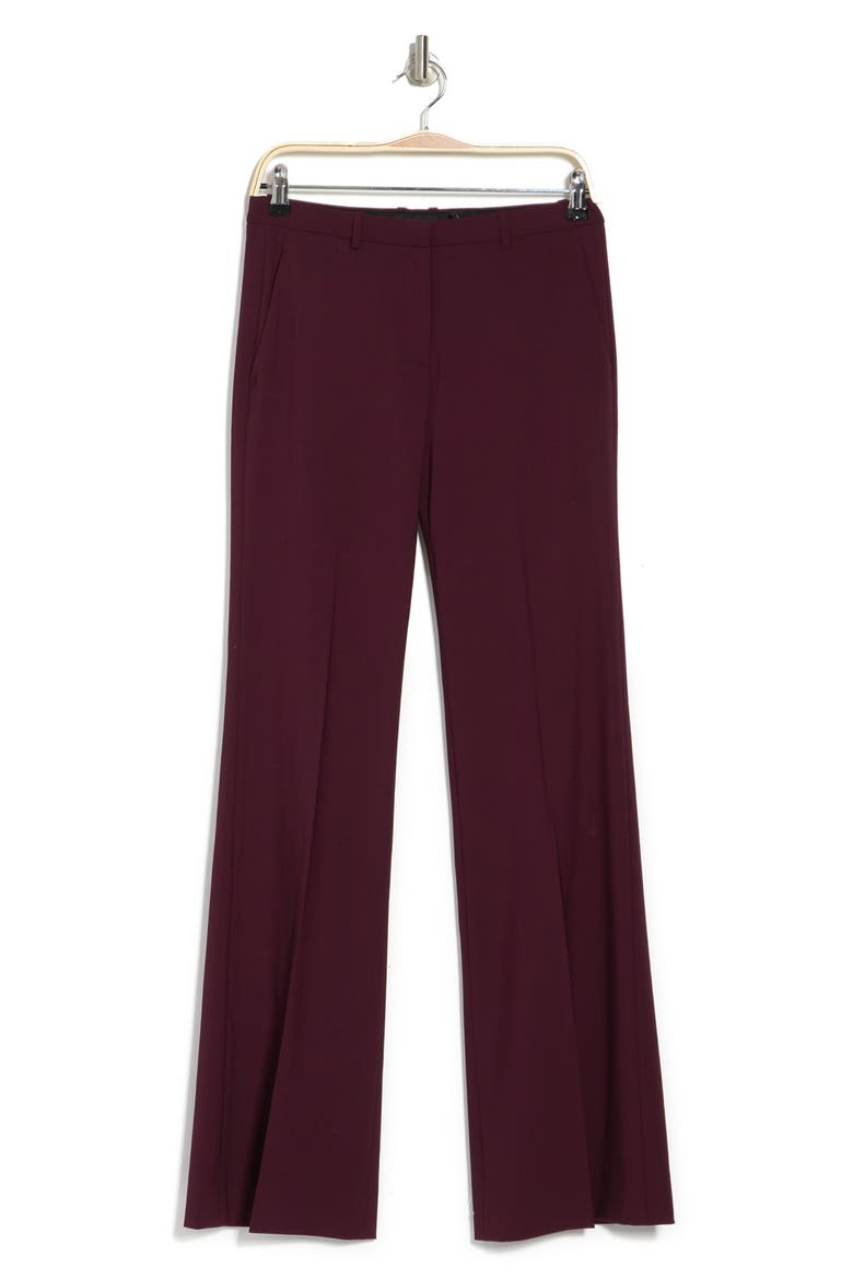Demitria 2 Classic Wool Blend Trouser Pants, Alternate, color, MULBERRY