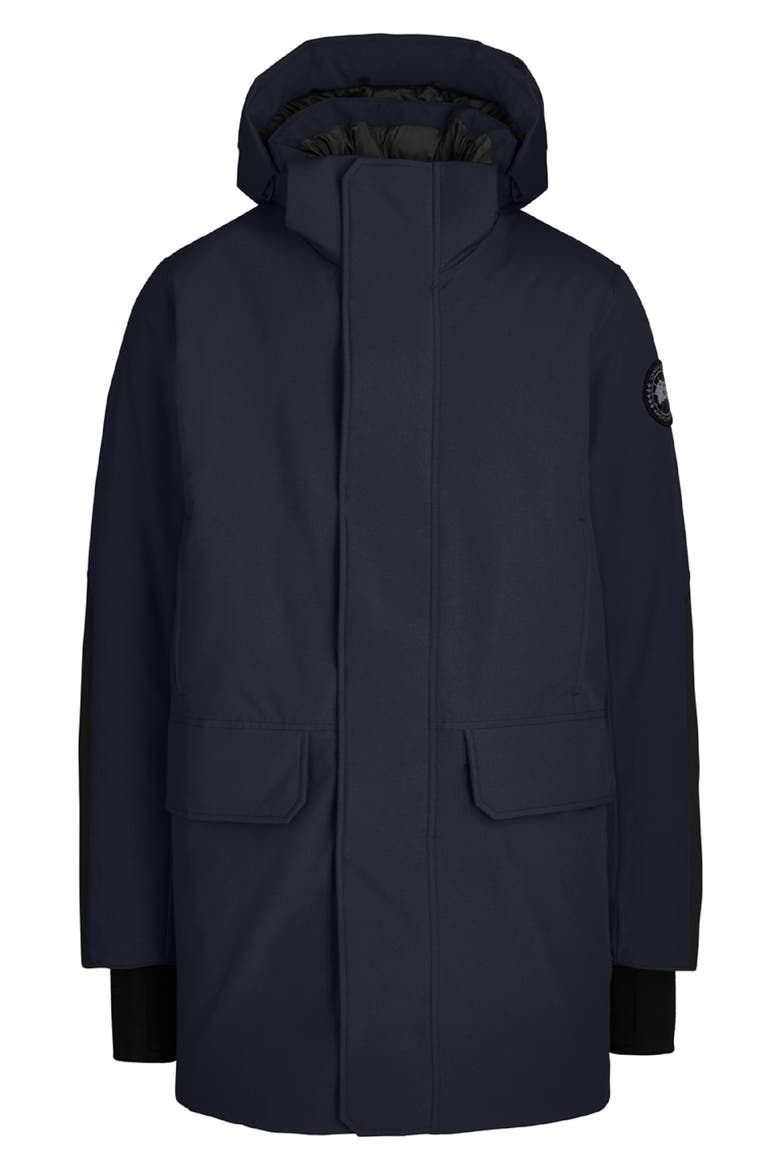 Black Label Brockton Water Resistant 625 Fill Power Down Parka, Alternate, color, NAVY - MARINE