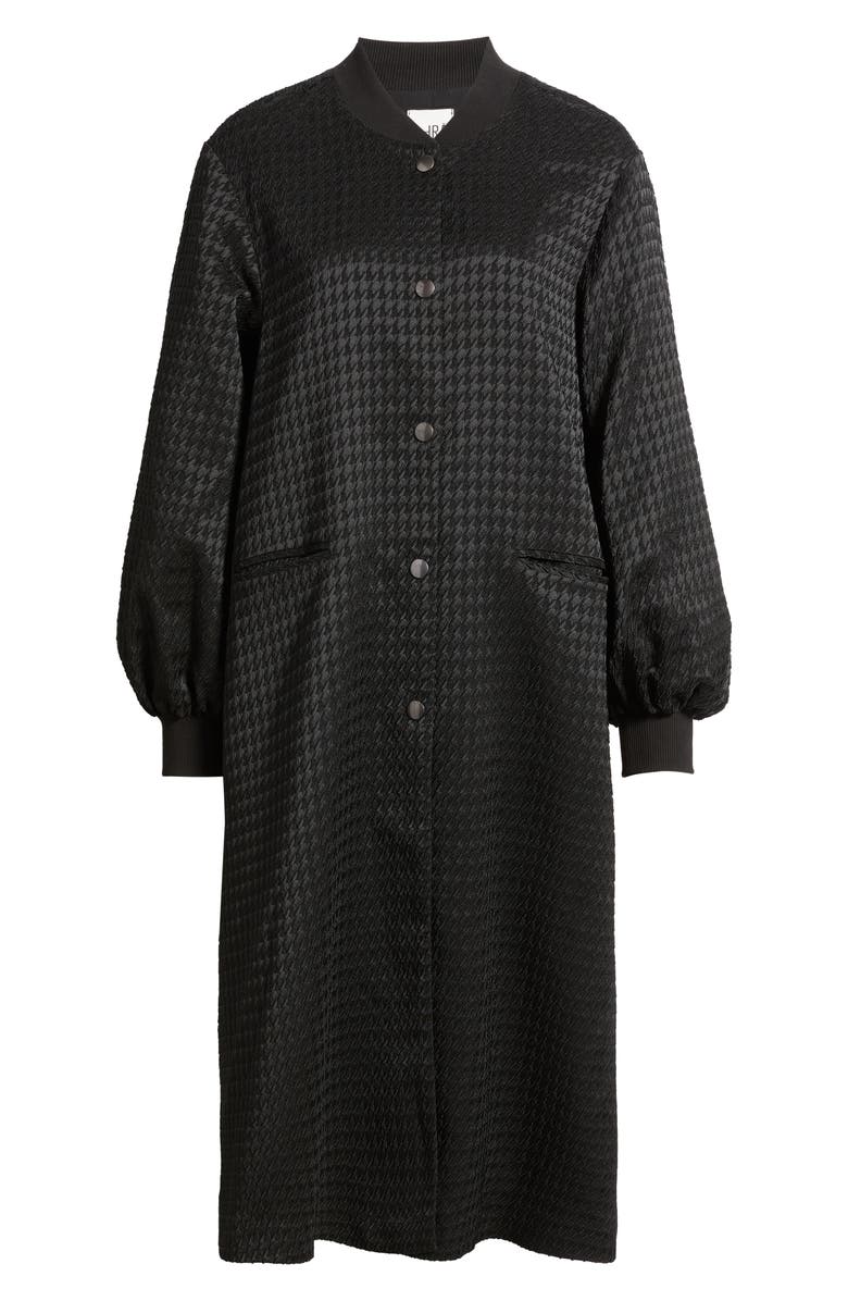 dRA Cameron Balloon Sleeve Wool Blend Long Coat, Main, color, Black