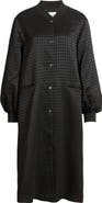 dRA Cameron Balloon Sleeve Wool Blend Long Coat