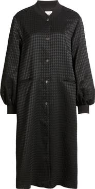 dRA Cameron Balloon Sleeve Wool Blend Long Coat
