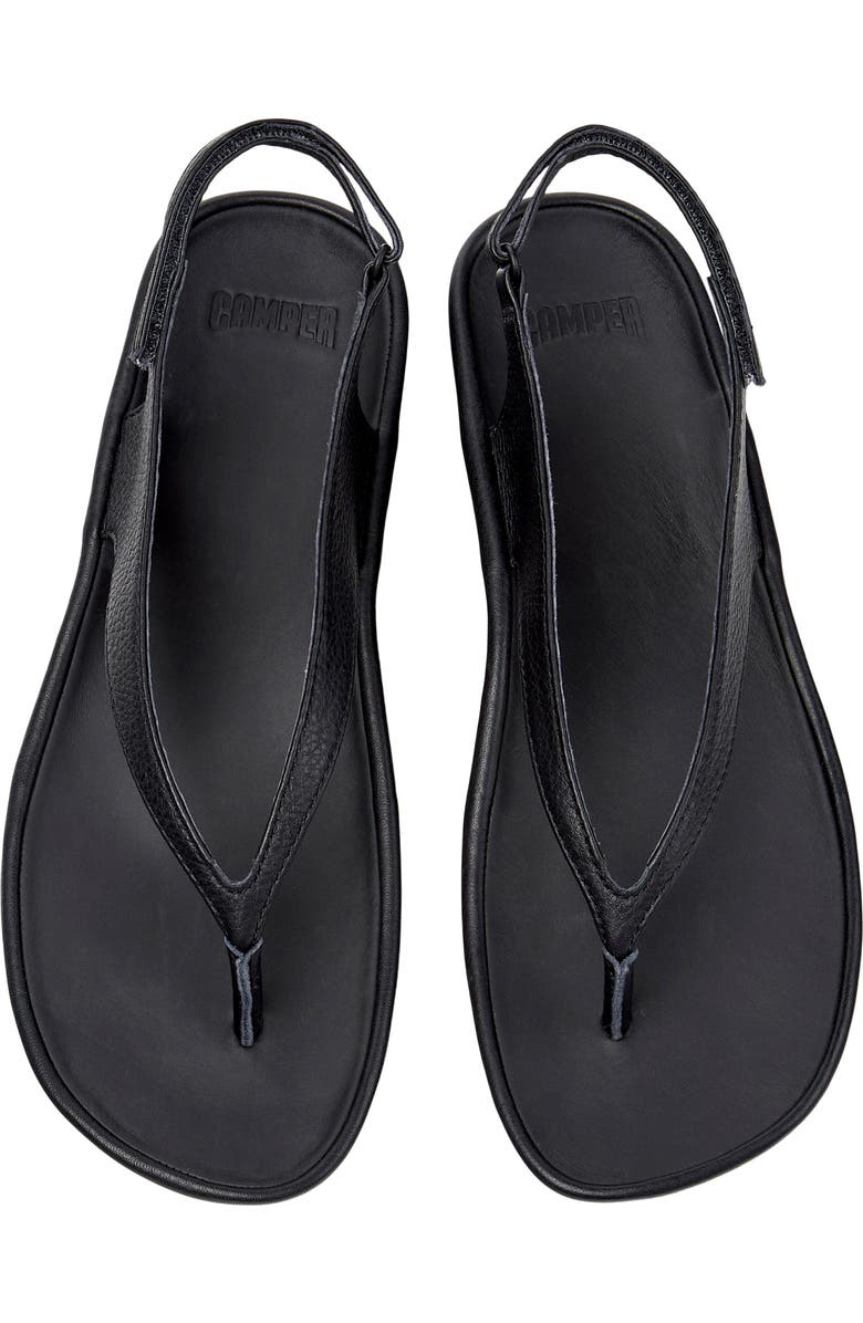 Camper Right Isla Slingback Sandal, Alternate, color, Black