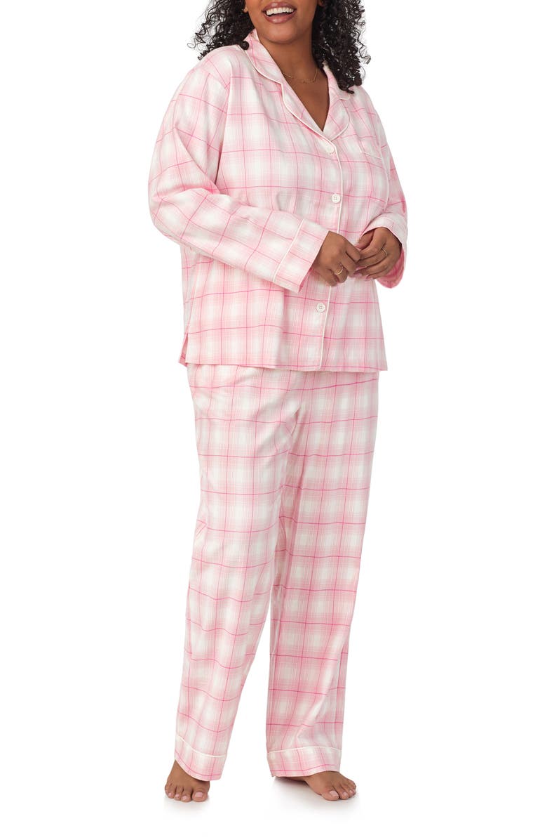 BedHead Pajamas Print Organic Cotton Flannel Pajamas, Alternate, color, 