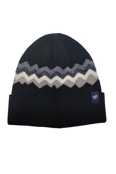 The Merino Wool Mountain Scape Knit Beanie