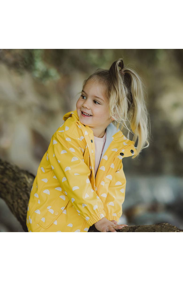 Snapper Rock Kids' Sun Cloud Waterproof Raincoat, Alternate, color,