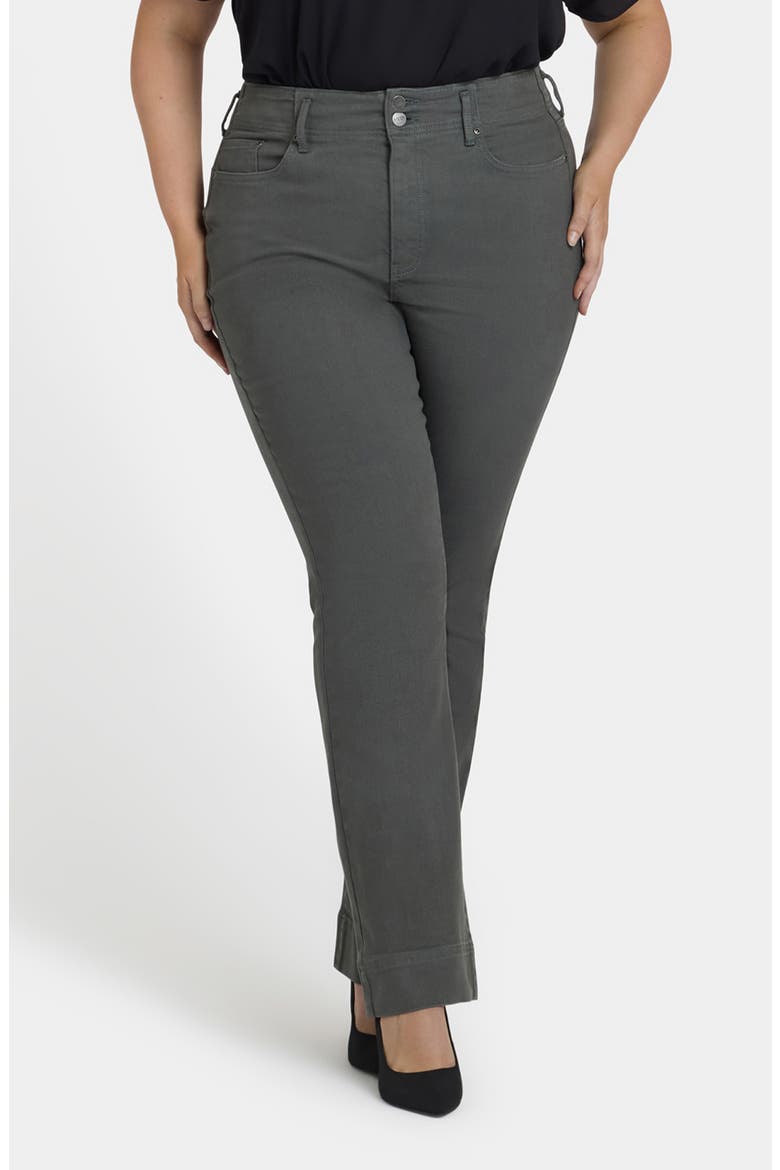 Barbara Hollywood High Waist Bootcut Jeans, Main, color, TRUE OLIVE