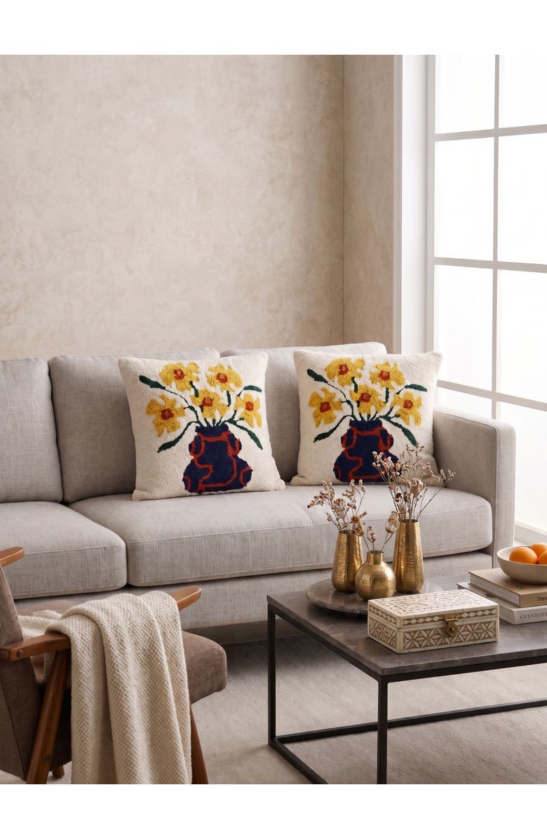 GAURI KOHLI Verona Throw Pillow Cover, Alternate, color, Multicolored