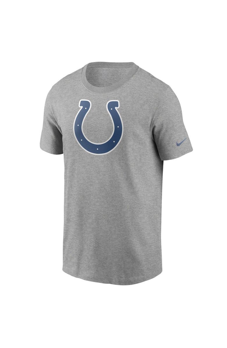 Nike Men's Nike Heathered Gray Indianapolis Colts Primary Logo T-Shirt, Alternate, color, Heather Gray