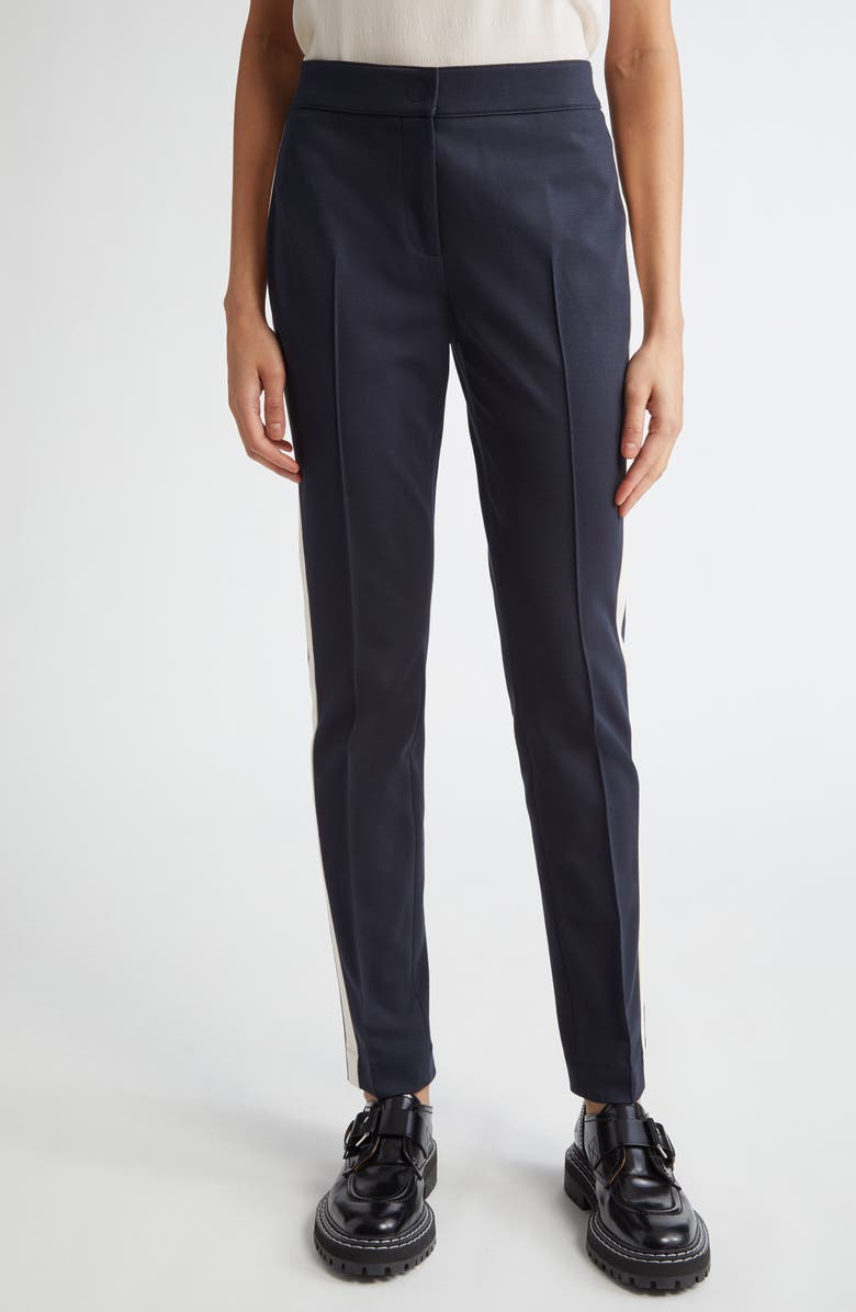 Akris punto Mara Slim Fit Pants, Main, color, 