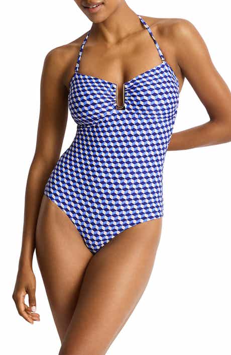 Solara Bar Bandeau One-Piece Swimsuit