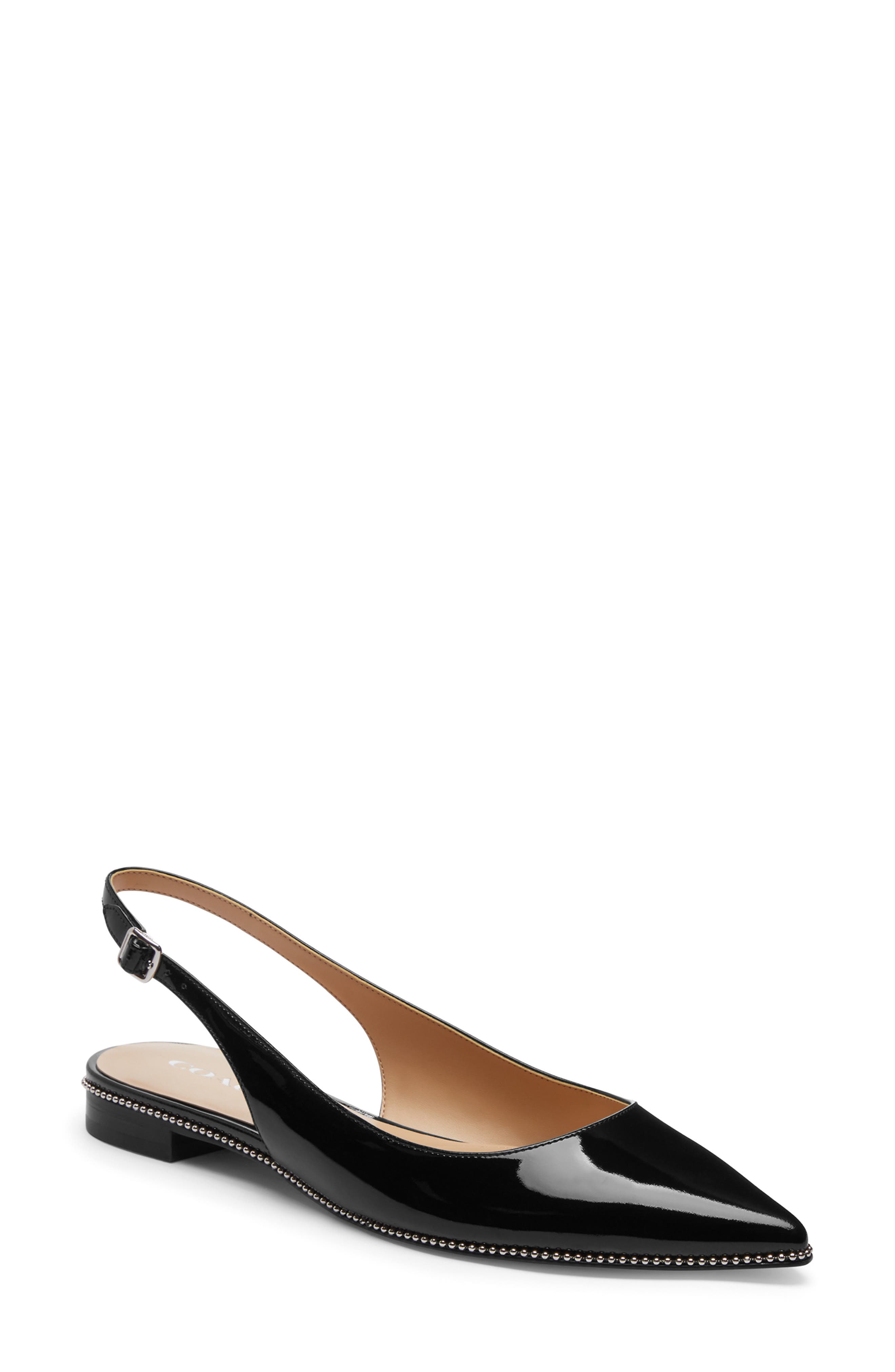 COACH Claire Slingback Pointed Toe Flat, Main, color, 