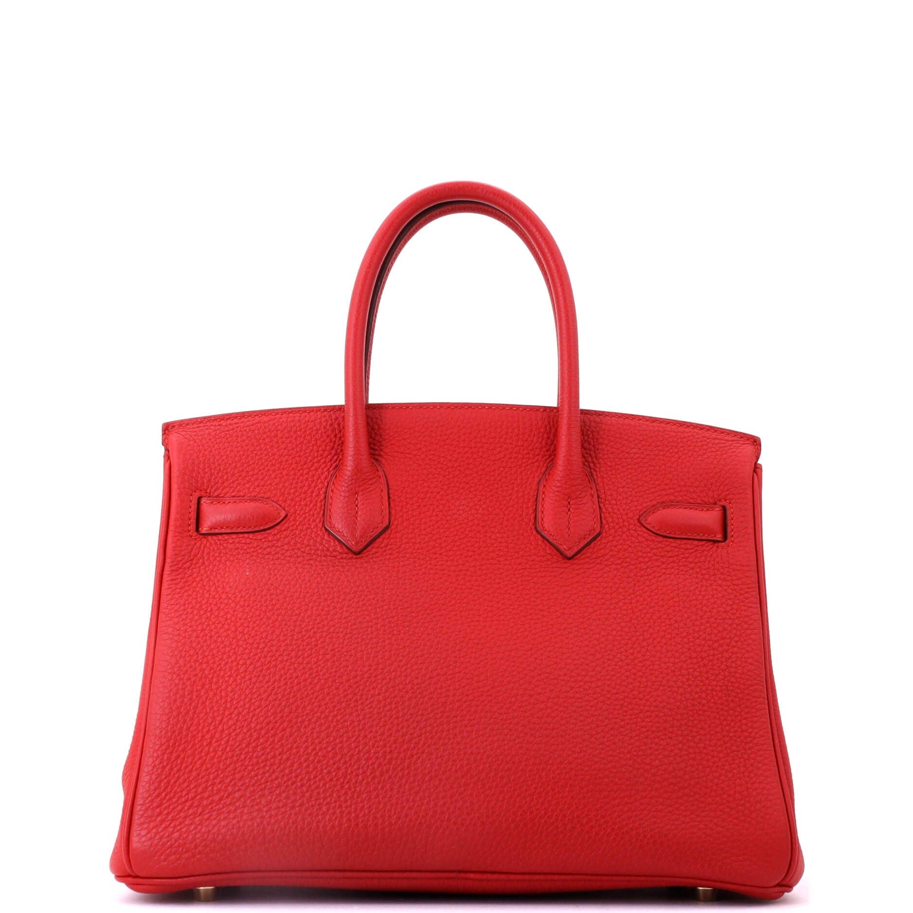 Birkin Handbag Red Togo with Gold Hardware 30, Alternate, color, Vermillon