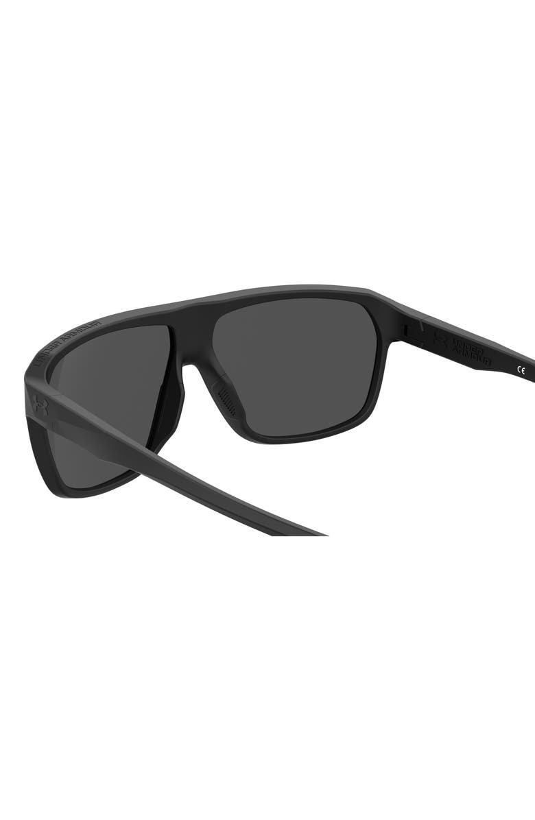 Under Armour Dominate 62mm Oversize Rectangular Sunglasses, Alternate, color, 