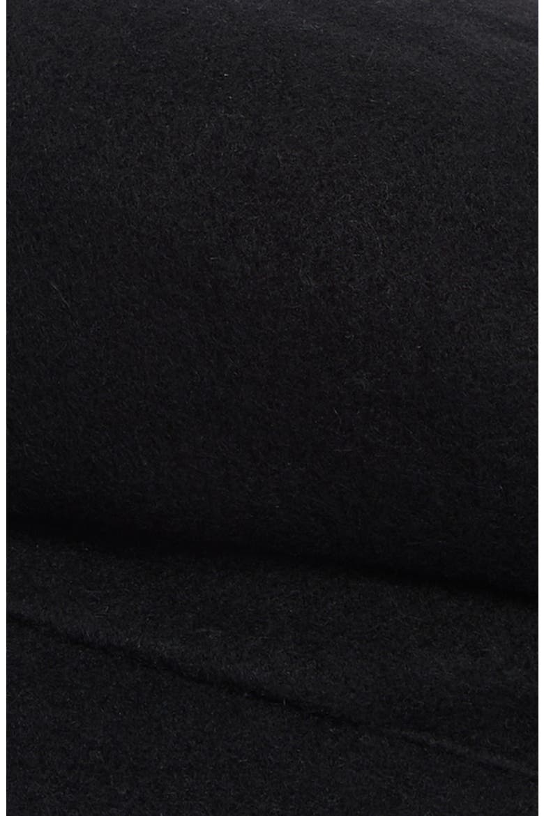 Wool Blend Newsboy Cap, Alternate, color, BLACK