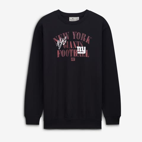 Men's Fanatics Black New York Giants Big & Tall Relaxed Halftime Lead Sweatshirt