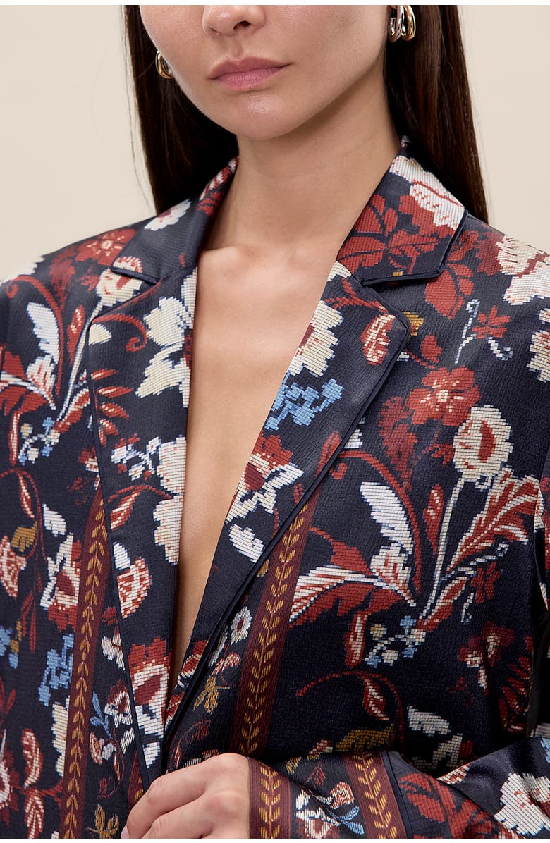 Rebecca Taylor Selah Jacket, Alternate, color, Navy Combo