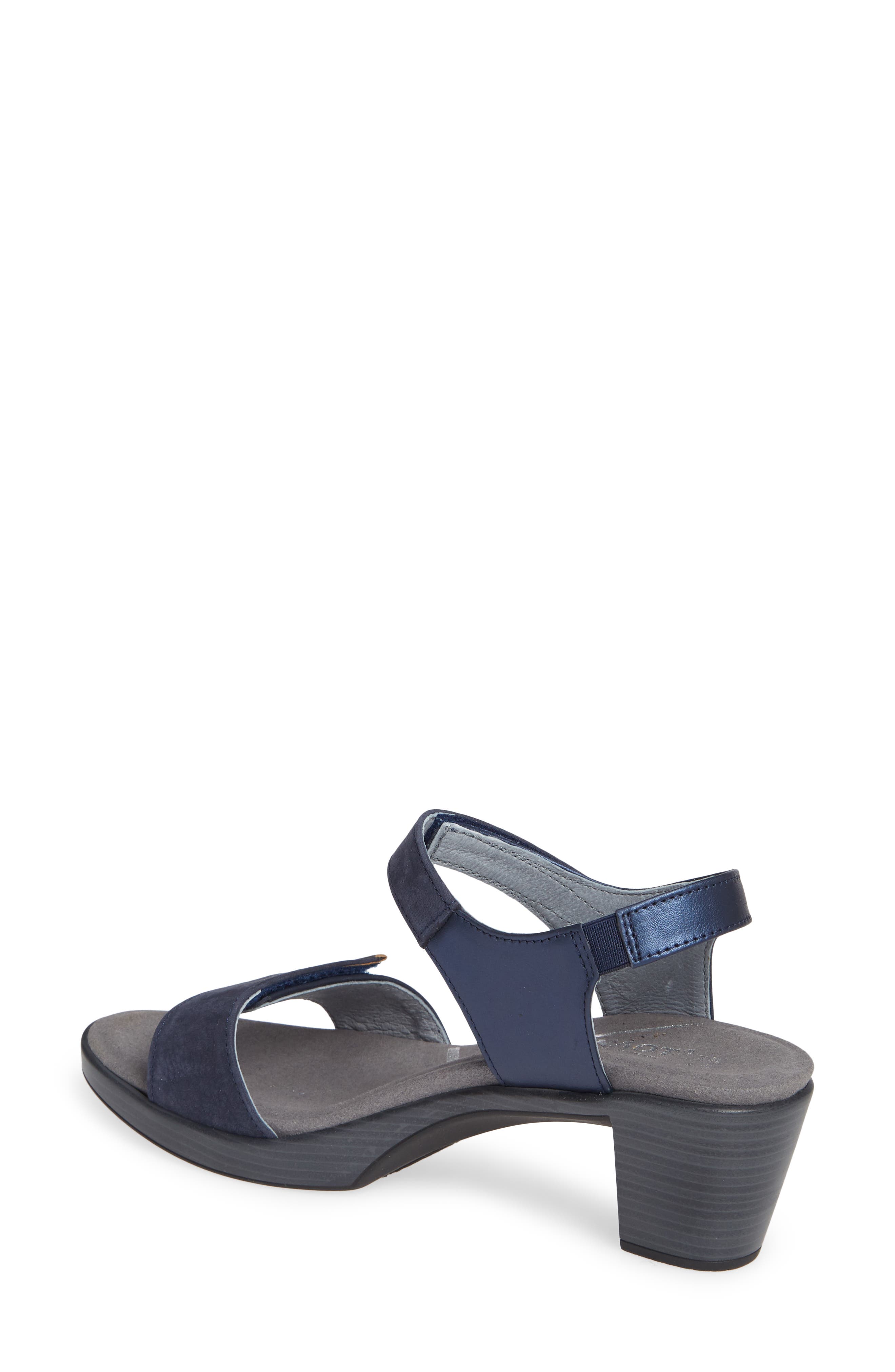 'Intact' Sandal, Alternate, color, NAVY/ POLAR SEA LEATHER