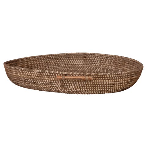 Woven Tray with Handles