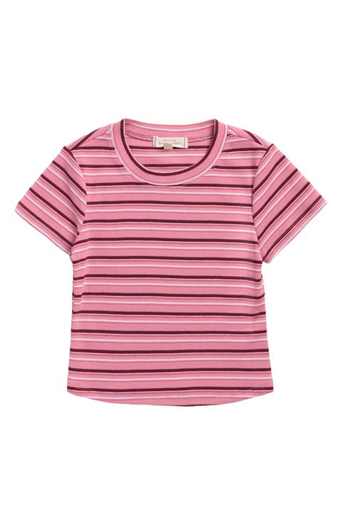 Kids' Stripe Crewneck T-Shirt