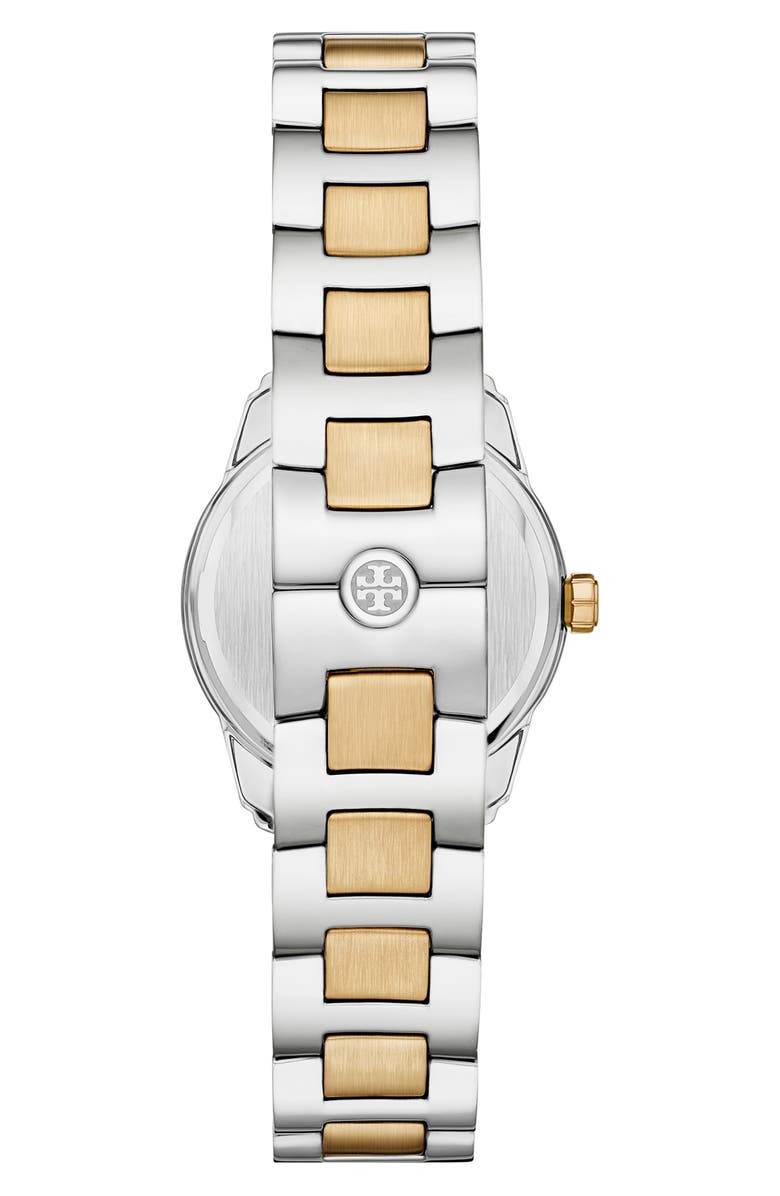 Tory Burch The Small Miller Two-Tone Bracelet Watch, 28mm, Alternate, color, Two Tone