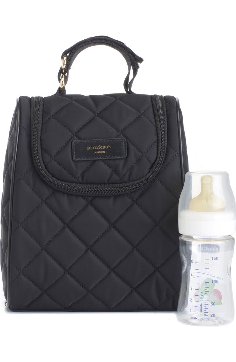 Storksak Stevie Water Resistant Quilted Diaper Bag, Alternate, color,