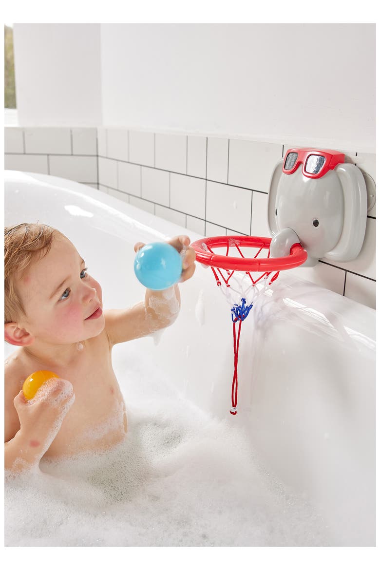 Bath Basketball Elephant Pal Bathtub Shooting Game, Alternate, color, MULTIPLECOLOR