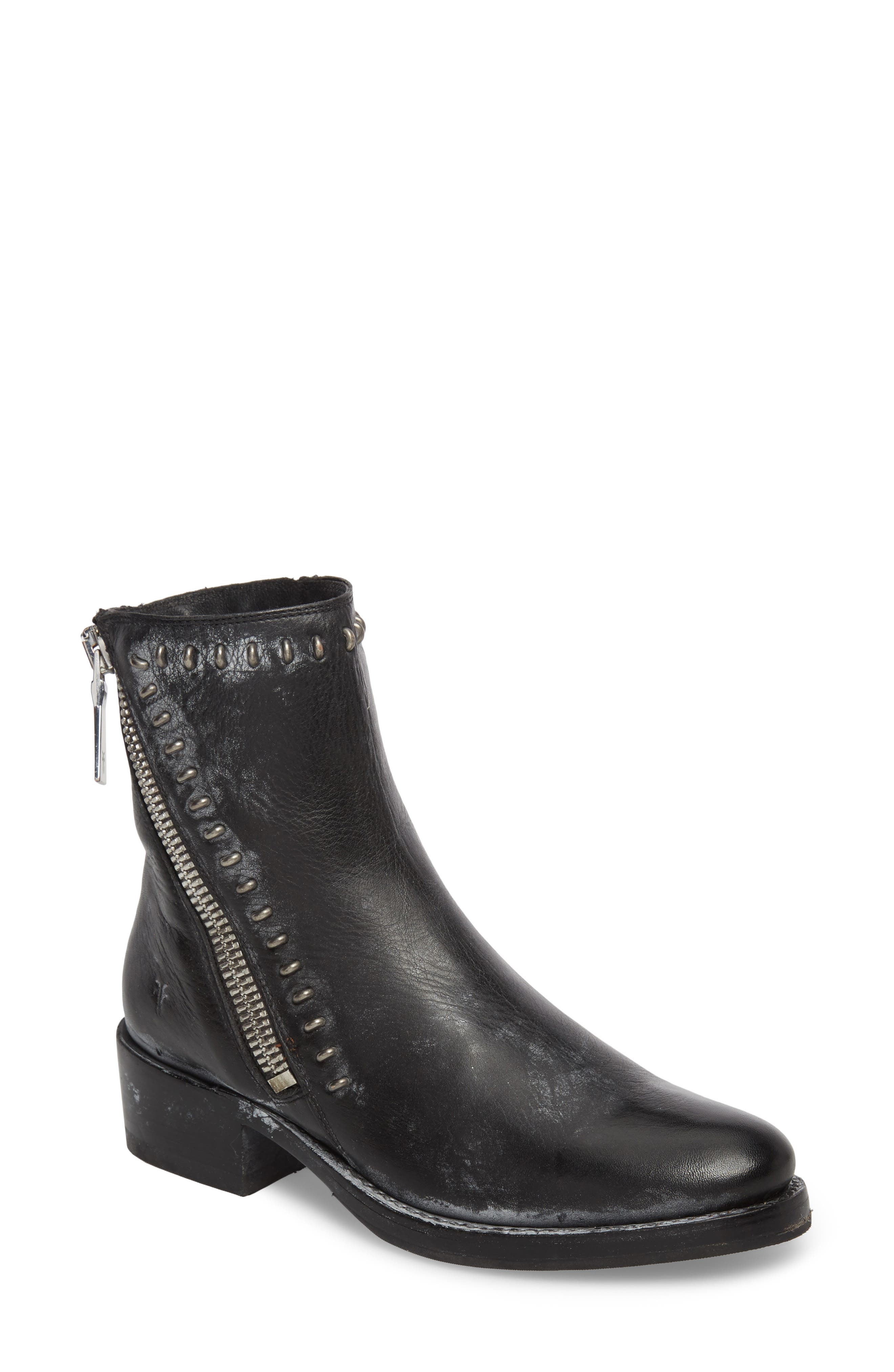 Frye Demi Rebel Zip Bootie, Main, color, 