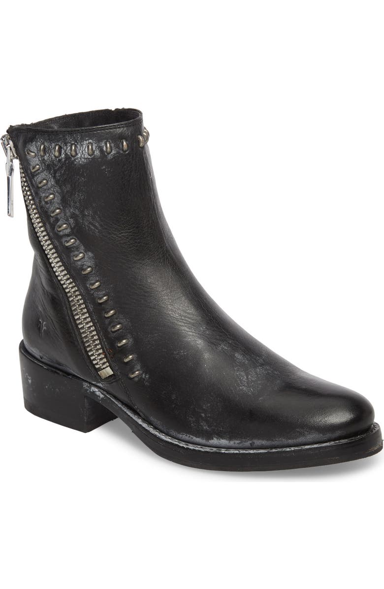 Frye Demi Rebel Zip Bootie, Main, color,
