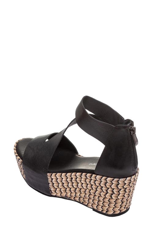 Antelope Kat Wedge Sandal In Black