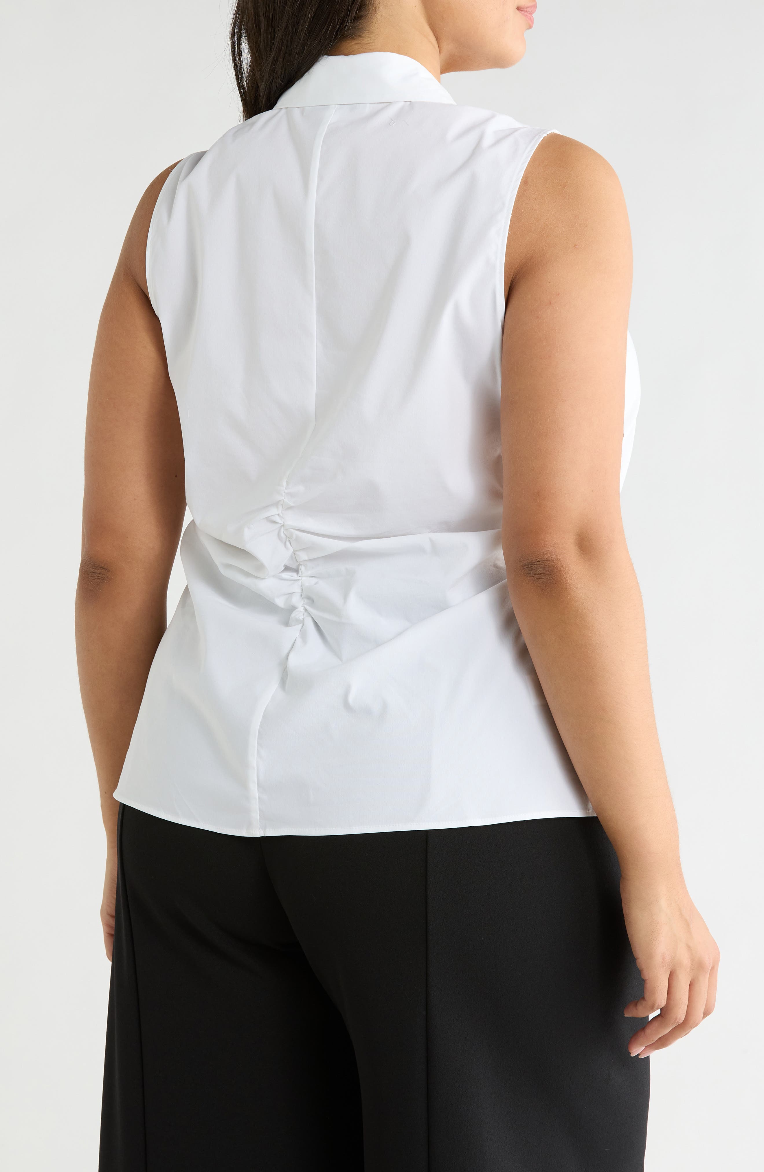 Collared Ruched Shirt - image 4