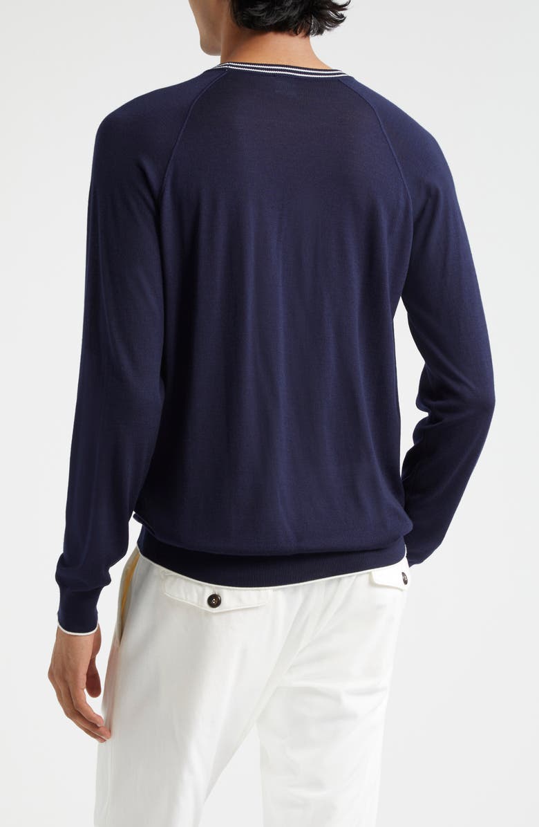 Eleventy Tipped Merino Wool Sweater, Alternate, color, 