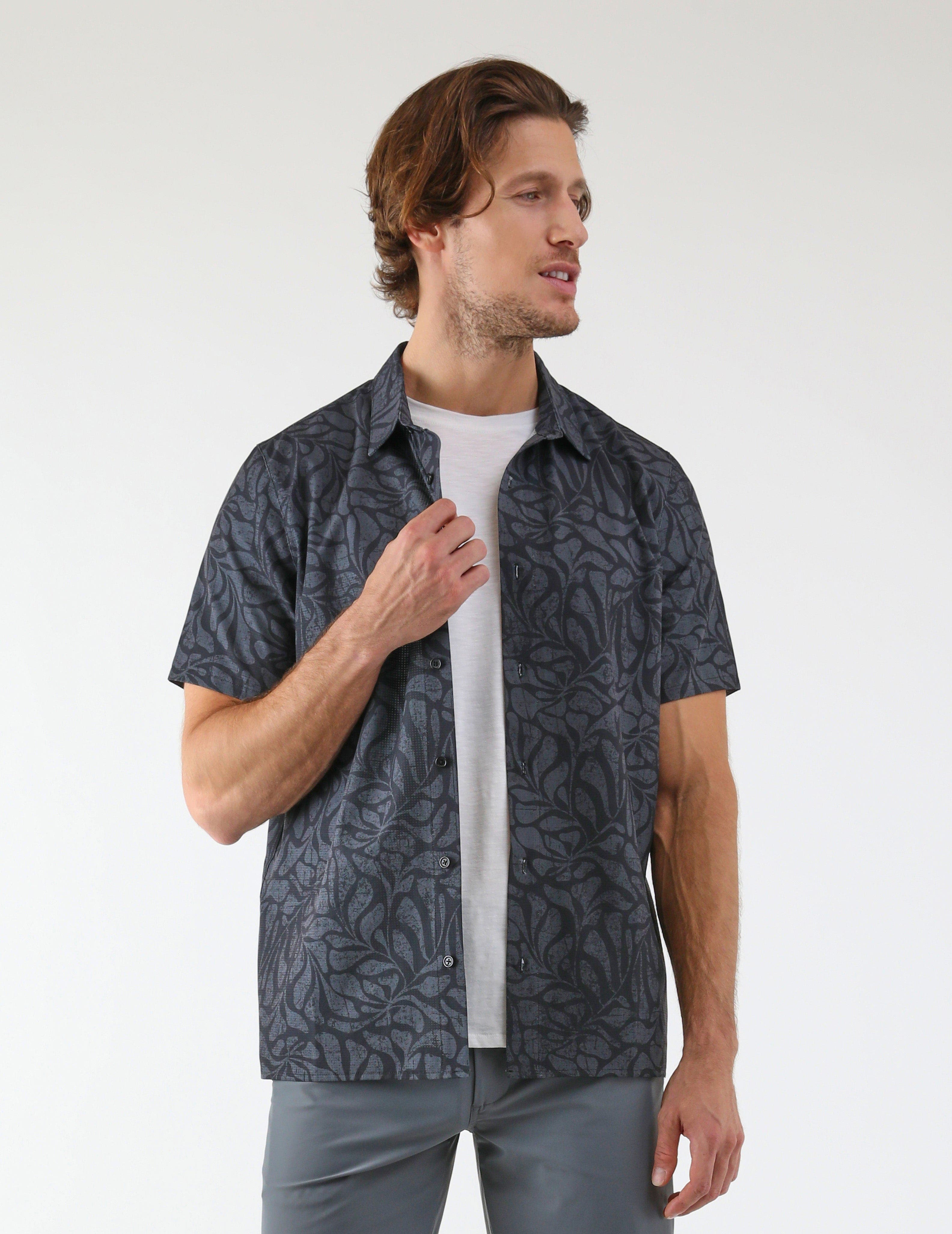 Black/Carbon Palm Daze Print