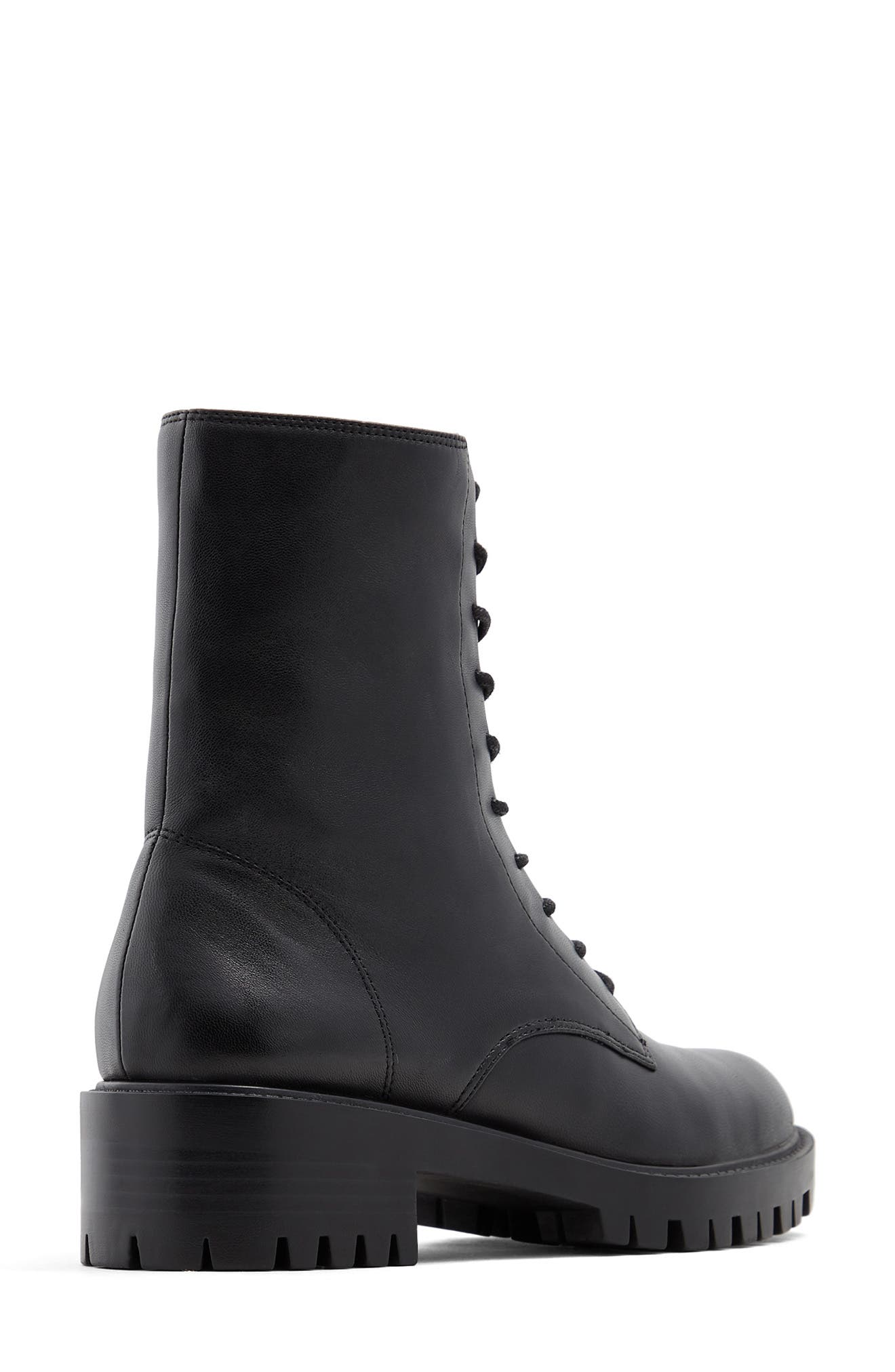 Lexi Lace-Up Boot, Alternate, color, BLACK LEATHER