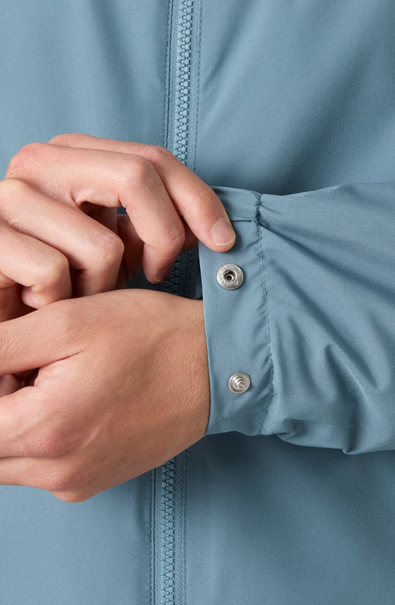 Helly Hansen Sandoy Waterproof Rain Jacket, Alternate, color, Washed Navy