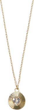 Argento Vivo Sterling Silver Diamond Heart Pendant Necklace