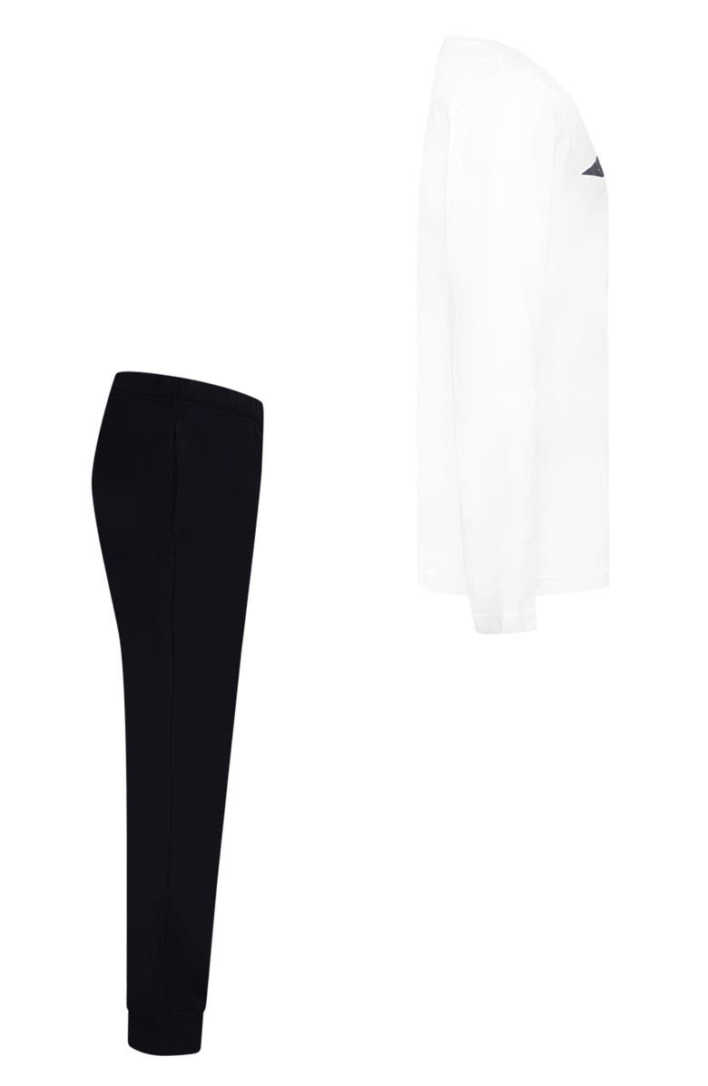 3 Brand Kids' Drippy Camo Mash Up Fleece Set, Alternate, color, White