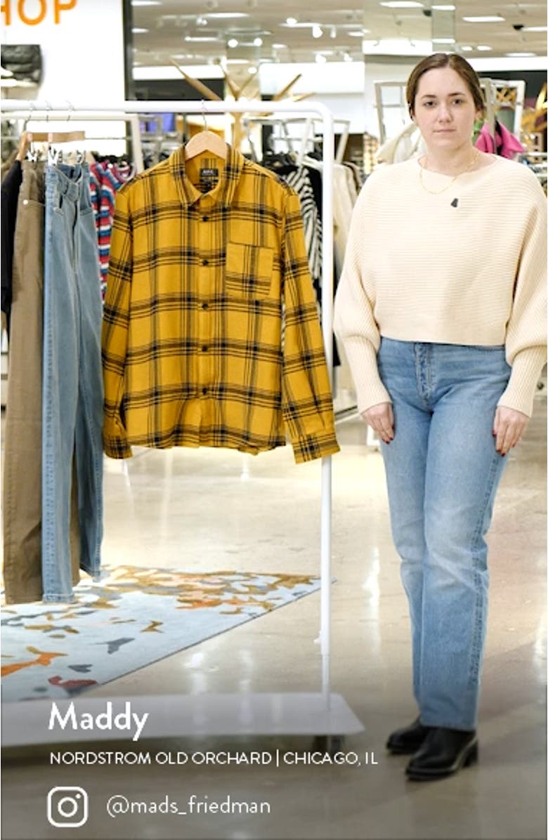 Surchemise Trek Plaid Flannel Button-Up Shirt, sales video thumbnail