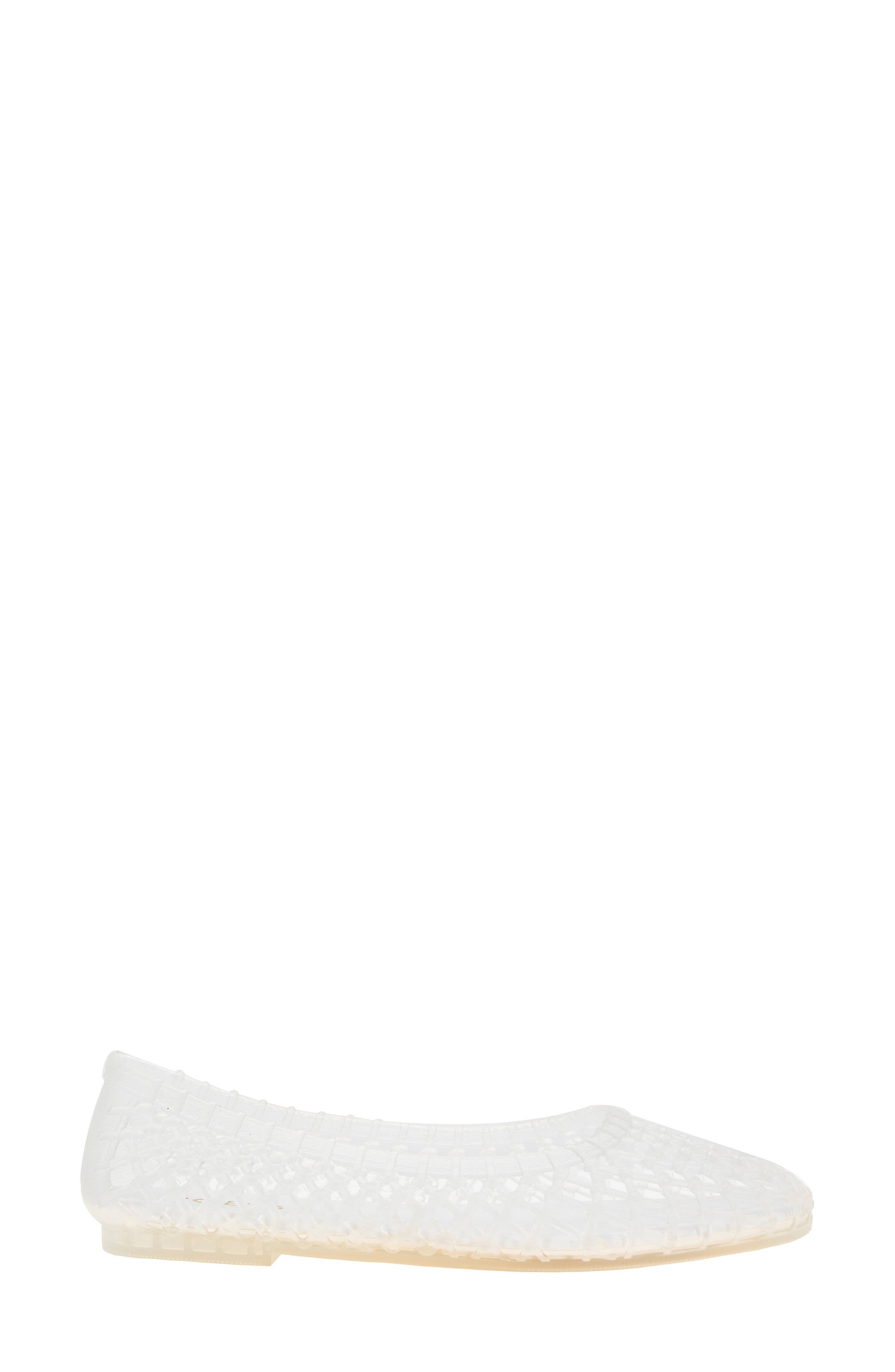 Marlow Molded Ballet Flat, Alternate, color, CLEAR
