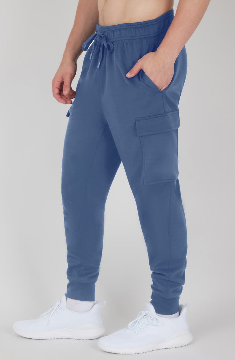 90 DEGREE BY REFLEX James Scuba Knit Joggers, Alternate, color, Symphony Blue