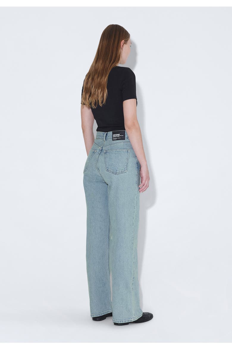 Echo High Straight Jeans, Alternate, color, Bay Sky Retro Dirt