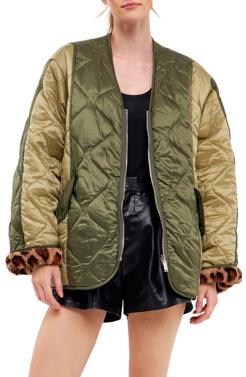 Oversize Quilted Ripstop Jacket
