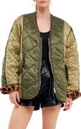 English Factory Oversize Quilted Ripstop Jacket