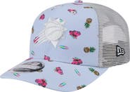 New Era Men's New Era Light Blue/Gray Phoenix Suns Adventure Aloha Pattern 9SEVENTY Stretch-Snap Hat