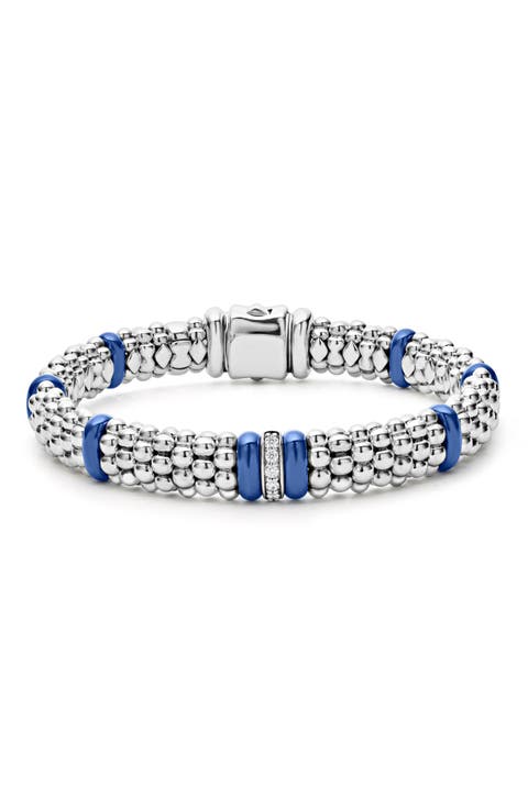 Blue Caviar Station Rope Bracelet