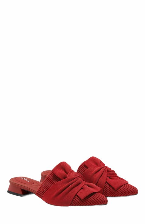 Pointed-Toe Knot Sandals (Yaffa Pro)