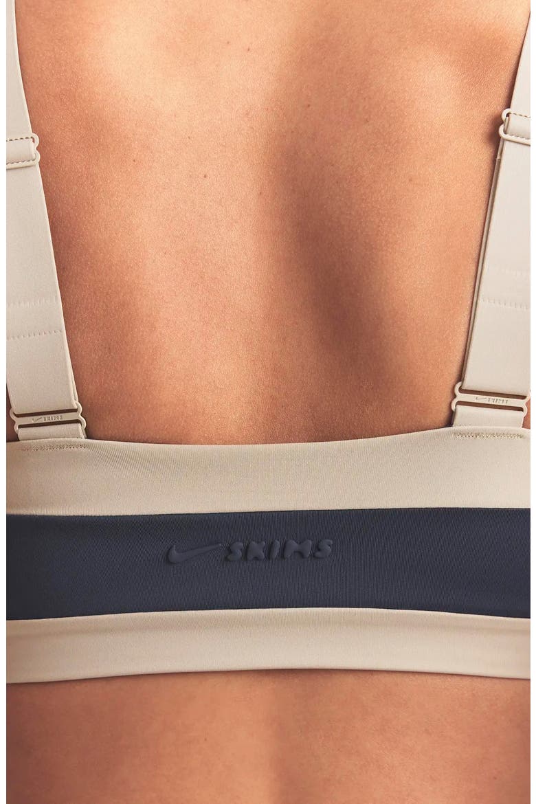 Straight Neck Sports Bra, Alternate, color, DEEP ROYAL/ STONE