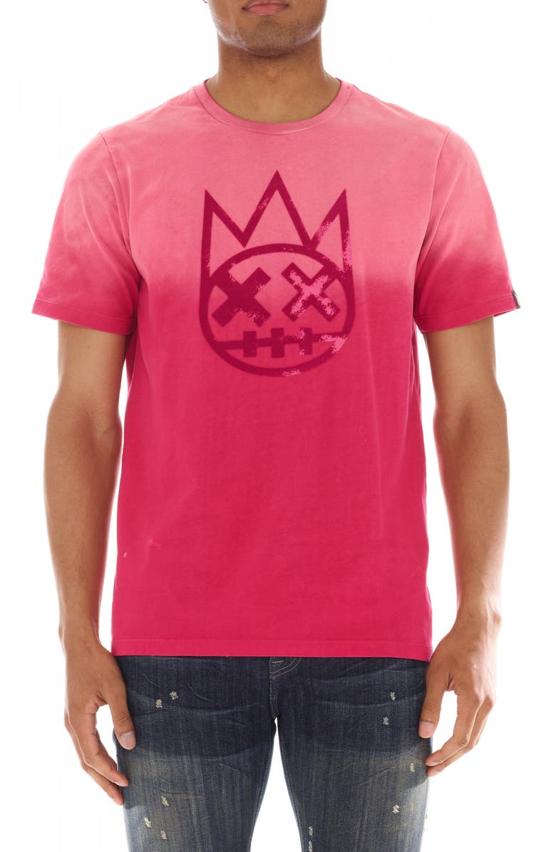 Cult of Individuality Shimuchan Flocked Logo Graphic T-Shirt, Main, color, 