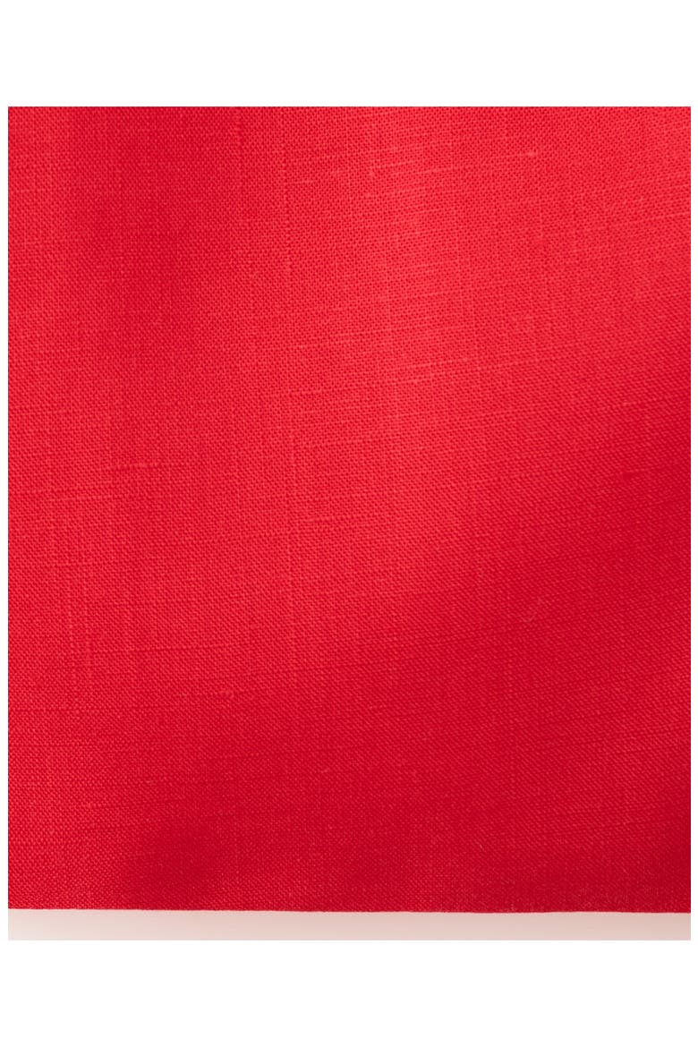 Square Neck Crop Top, Alternate, color, RED
