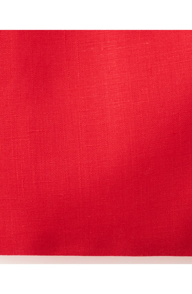MANGO Square Neck Crop Top, Alternate, color, Red